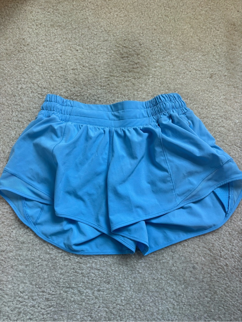lululemon athletica Sky Blue Athletic Skort Shorts